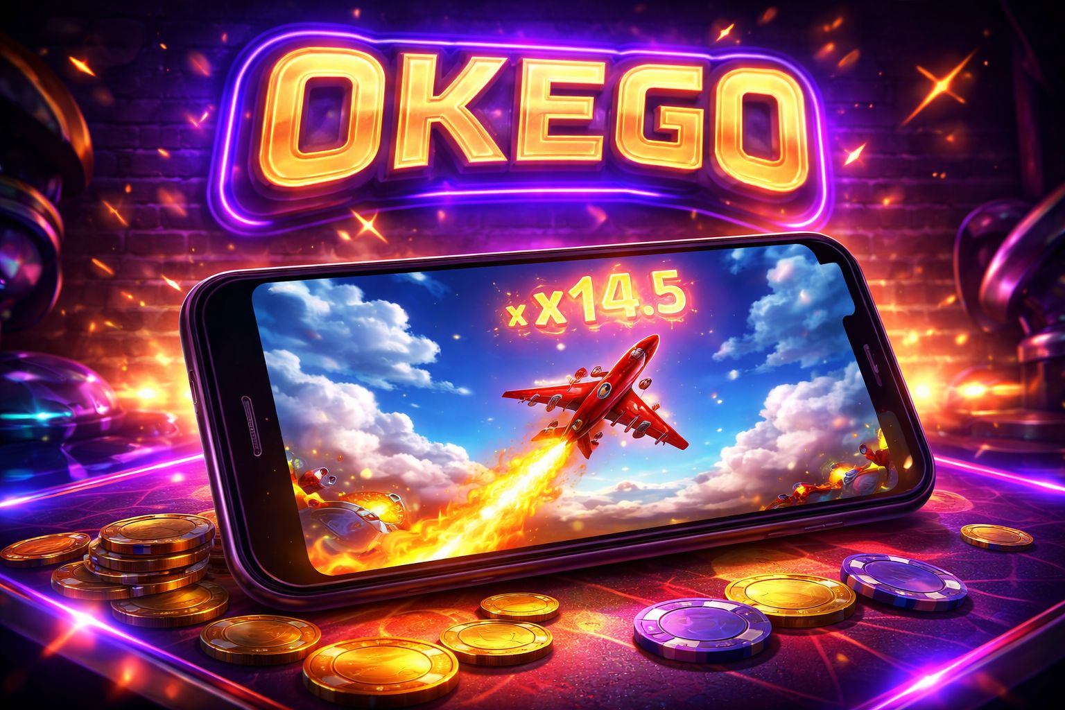 OKEGO Games | Crash, Fishing Shooters & Instant Play Titles